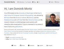 Tablet Screenshot of domoritz.de